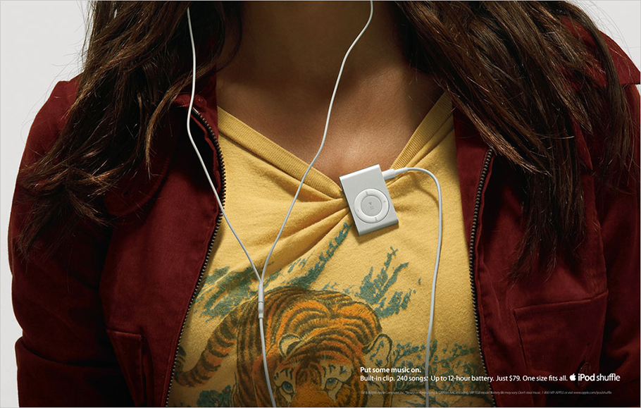 apple ipod shuffle girl