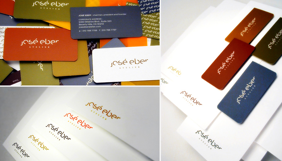 josé eber business cards and stationery