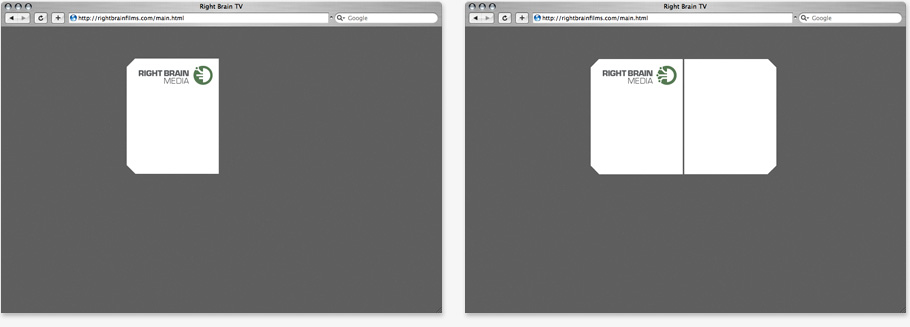 right brain media website intro